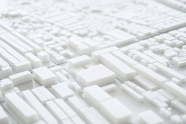 Mimari Model kentsel cityscape konsept tasarımı