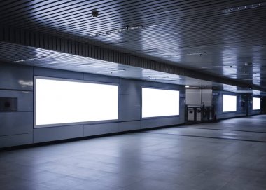 Afiş medya kamu Binası uzayda ışık kutusu alay