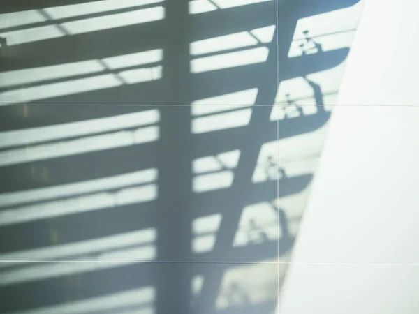 Shade and shadow on white wall Architecture details — Stock Photo, Image