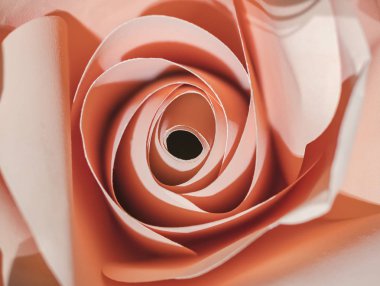 Pembe Gül Sanatı Kağıt Sanatı Dekorasyonu Sevgi Arkaplanı