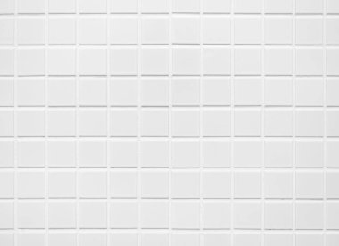 Beyaz kiremitler duvar. Banyo zemin dokusu. Arka plan. 