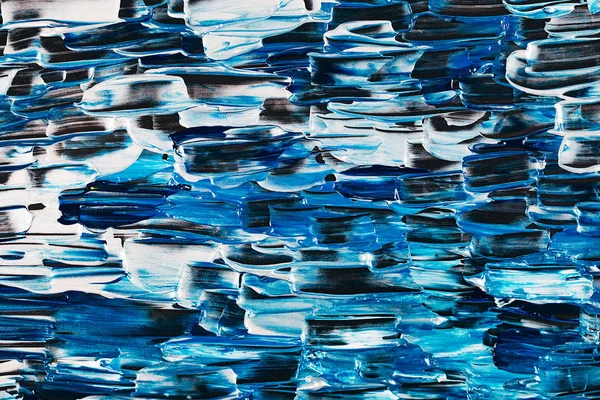 抽象的蓝色的压克力的明亮的背景 — 图库照片
