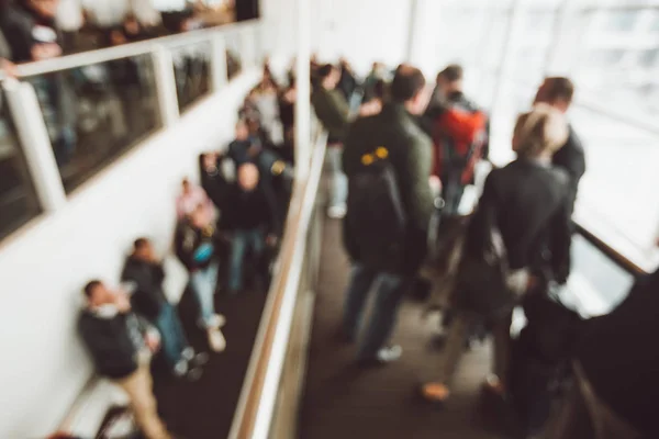 Fila no aeroporto para embarque — Fotografia de Stock