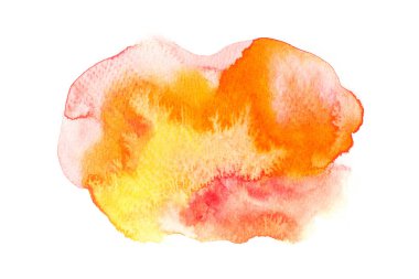 Soyut suluboya pembe leke