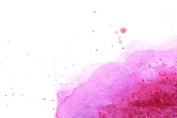 Abstraktes Aquarell rosa Fleck — Stockfoto