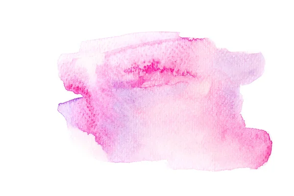 Abstrakt akvarell rosa fläck — Stockfoto