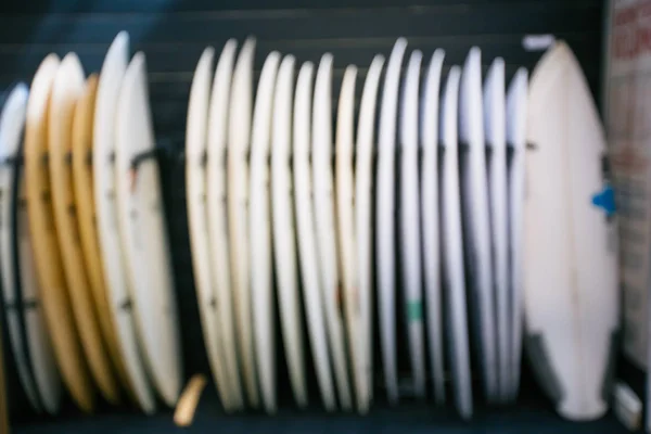 Conjunto de diferentes pranchas de surf — Fotografia de Stock