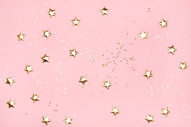 Altın yıldız glitter 