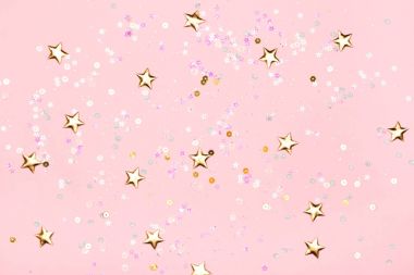 Altın yıldız glitter 