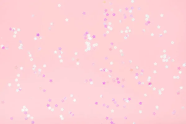 Pink background with sparkles — Stock Photo, Image