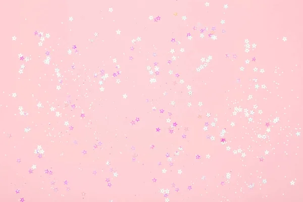 Pink background with sparkles — Stock Photo, Image