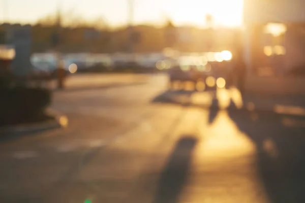 Blurred street background — Stock Photo, Image