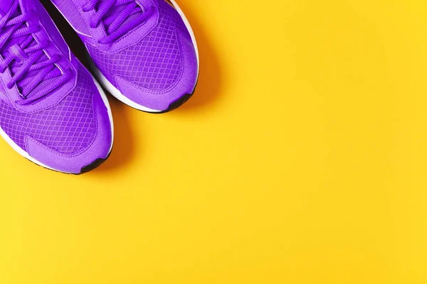 Ultra Violet sneakers Stock Image