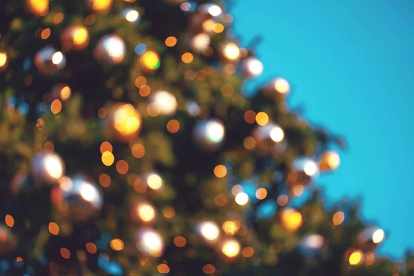 Blurred Christmas tree — Stock Photo, Image