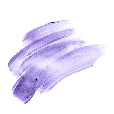 Güzel dokulu beyaz arka plan üzerinde izole Ultra Violet melallic darbeleri.