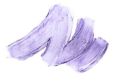 Güzel dokulu beyaz arka plan üzerinde izole Ultra Violet melallic darbeleri.