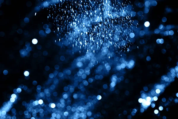 Splash of blue sparkles — Stock Photo, Image