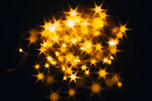 Des éclaboussures d'étoiles dorées — Photo