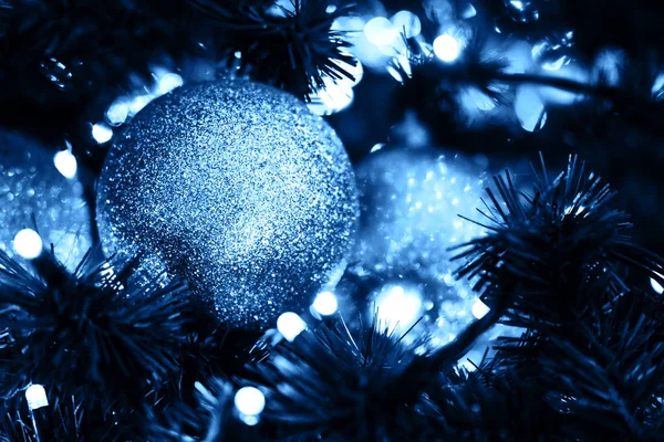 Christmas tree with balls — Stock Photo, Image