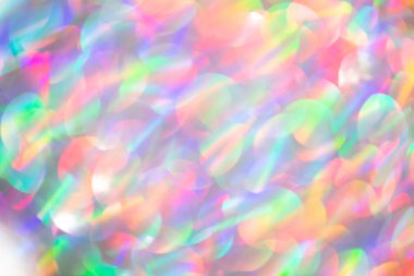Blurred background with holographic clipart