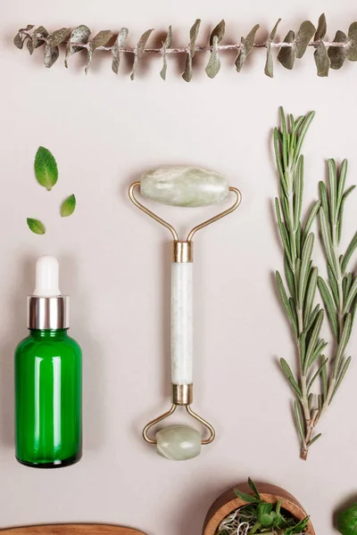 Accesorios e ingredientes cosméticos — Foto de Stock