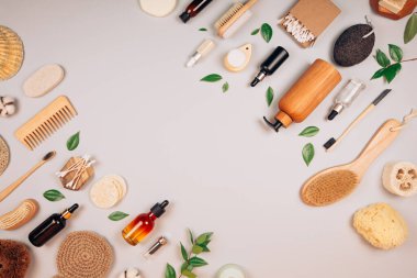 Sıfır atık kişisel bakım ürünü. Düzleştirme biçimi.