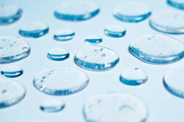 Gel Cai Formando Fundo Conceito Proteção Contra Vírus Cosméticos — Fotografia de Stock