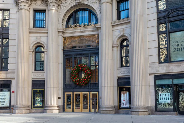 Chicago December 2018 Hoofdingang Van Het London Guarantee Accident Building — Stockfoto