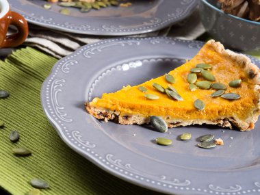 Sonbahar kabak pasta dilim