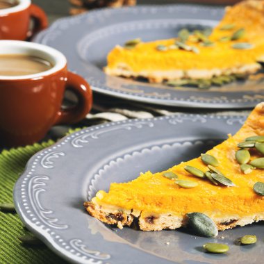 Kabak pasta dilim. Kare