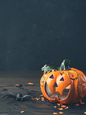 Cadılar Bayramı arka plan tonda. Dikey