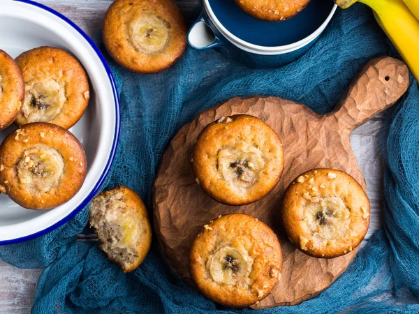 Ev muzlu Muffin yaptım. Üstten Görünüm