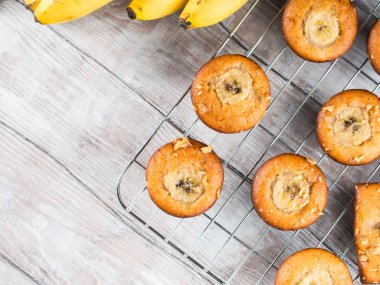 Ev muzlu Muffin ızgarada yaptım.