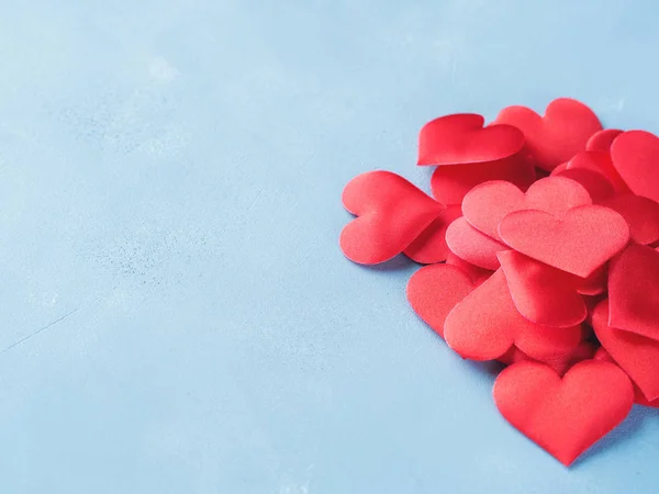 Valentines day background with hearts — Stock Photo, Image