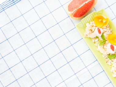 Greyfurt smoothie muz, yulaf ve tofu ile için malzemeler