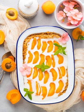 Kayısı değil fırında peynirli kek ev yapımı