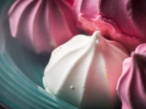 Makro snímek barevné pusinky cukroví — Stock fotografie