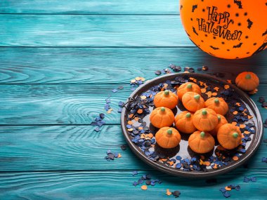 Kabak şekil Cadılar Bayramı hatmi çocuklar için