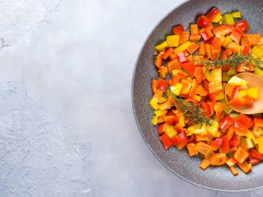 Biber biberiye ile pişirme