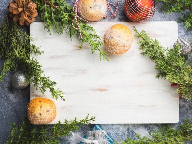 Yılbaşı yeni yıl arka plan beyaz tahta ile