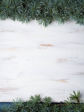 Beyaz ahşap tahta çerçeve arka plan