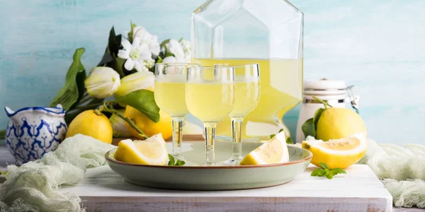 Ev yapımı limoncello stemmed gözlük