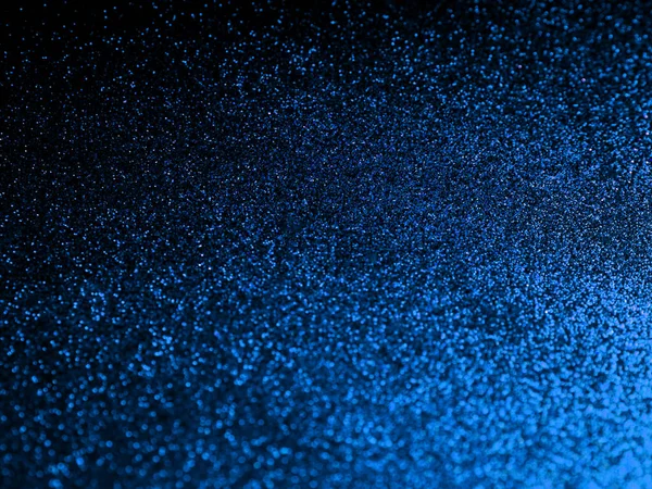 Blue Glitter abstract background with bokeh — Stock fotografie