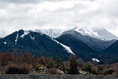 Todorka dağın yamaçlarında Kayak bölgesi