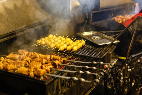 Cooking on the street — Stock Photo, Image