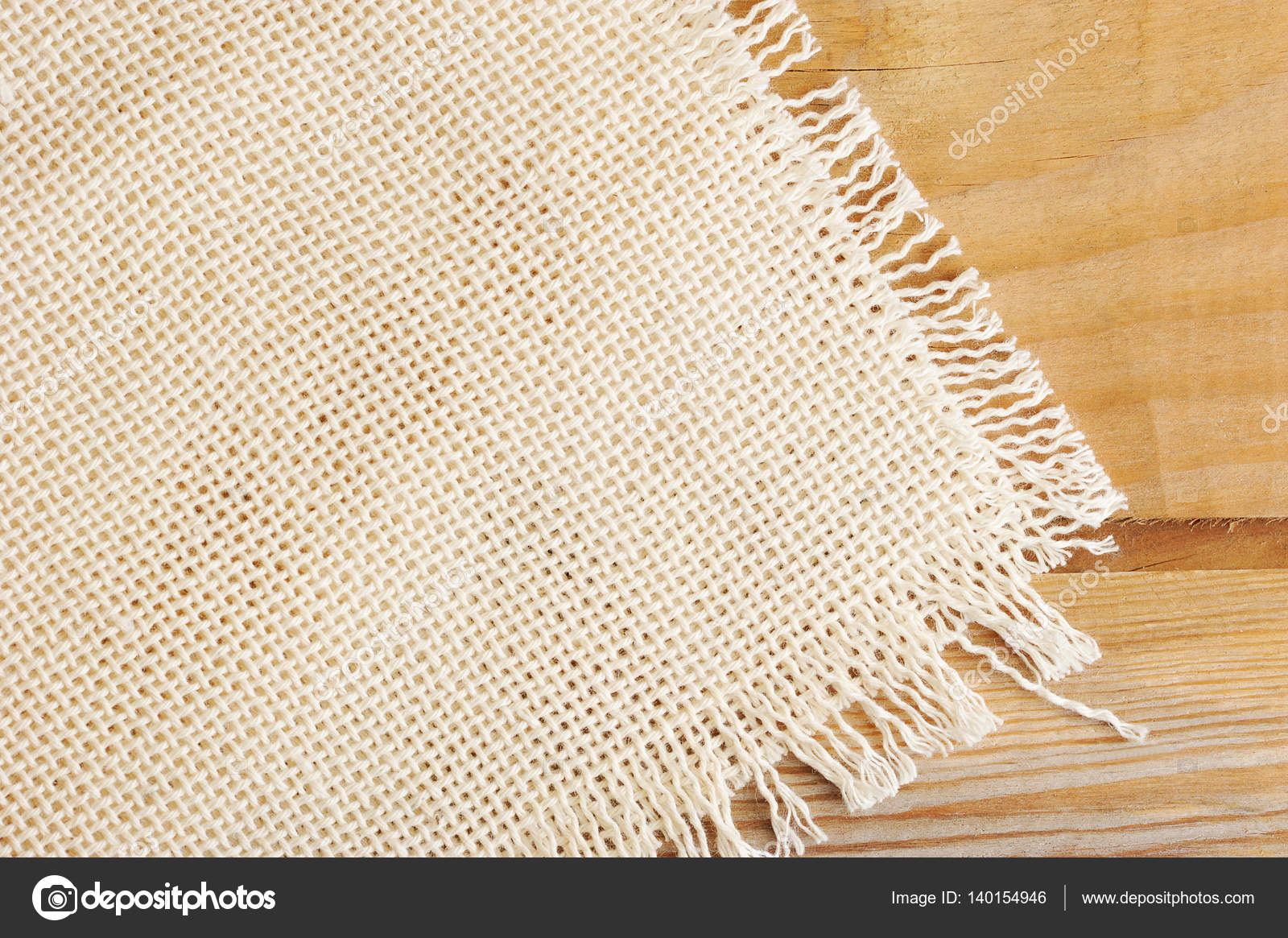 coarse linen fabric