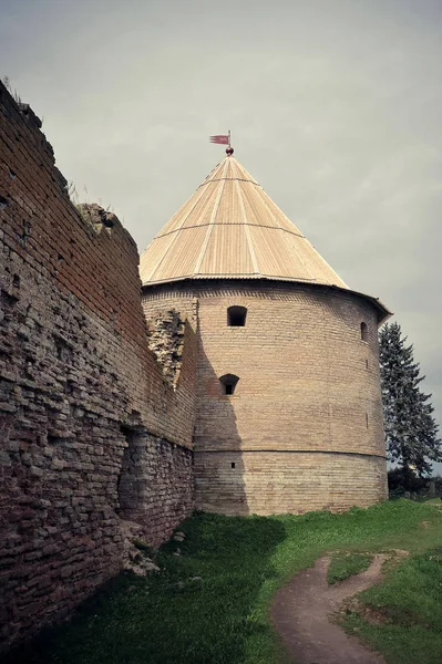 Festung am see ladoga, shlisselburg, russland: festung oresch — Stockfoto