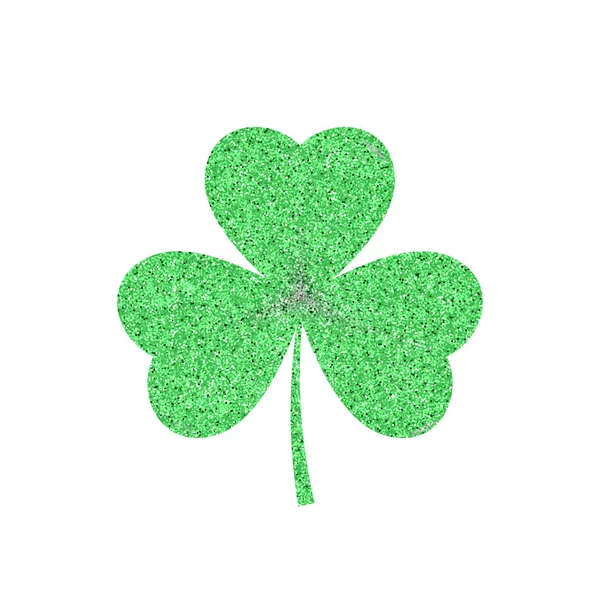 Icône de congé Shamrock vert - symbole de la Saint Patricks Day — Image vectorielle