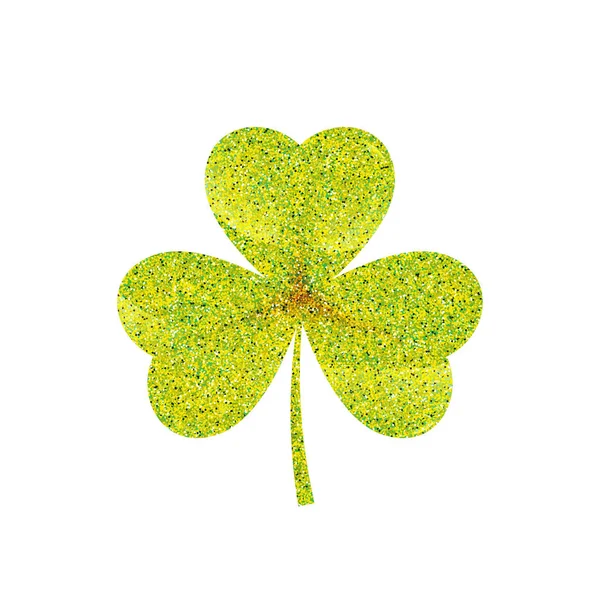 Ícone de licença Shamrock verde - Símbolo do Dia de São Patricks — Vetor de Stock