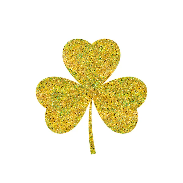 Ícone de licença Shamrock verde - Símbolo do Dia de São Patricks — Vetor de Stock